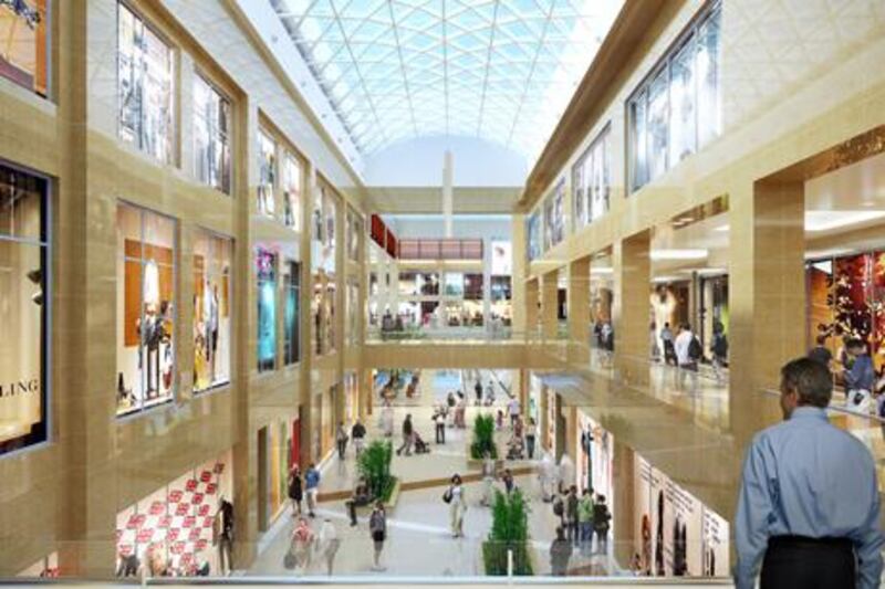 Yas Mall is already 60 per cent leased ahead of its opening next year. Picture courtesy Aldar
