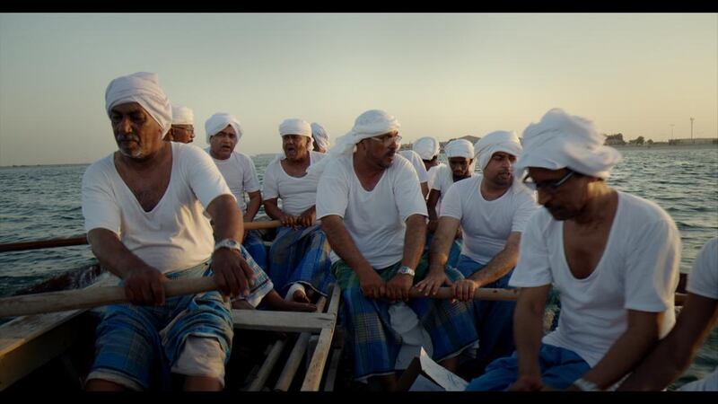 A scene from the movie, Sounds of the Sea, by Nujoom Al Ghanem. Courtesy ADFF
