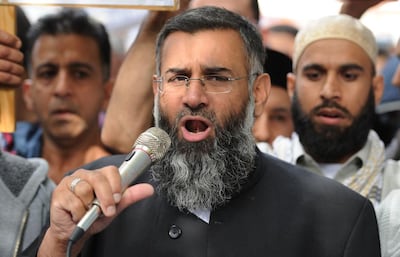 Anjem Choudary has had his licensing conditions lifted. AFP.