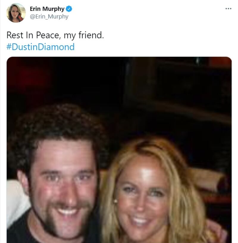 Actress Erin Murphy, who plays Tabitha on 'Bewitched', offered a social media tribute to her 'friend'. Instagram