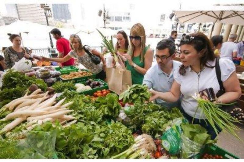 The popular Baker and Spice farmers' market at Souq al Bahar is putting society back into shopping.