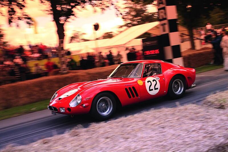 A Ferrari 250 GTO, the most valuable car in existence. Courtesy of Newspress