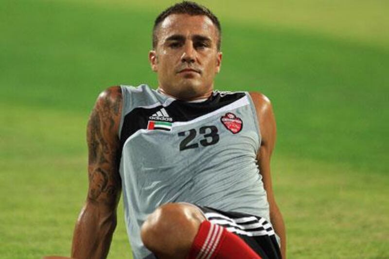 Fabio Cannavaro says he has not trained as consistently now that he has hung up his boots. His job as technical adviser brings other challenges.