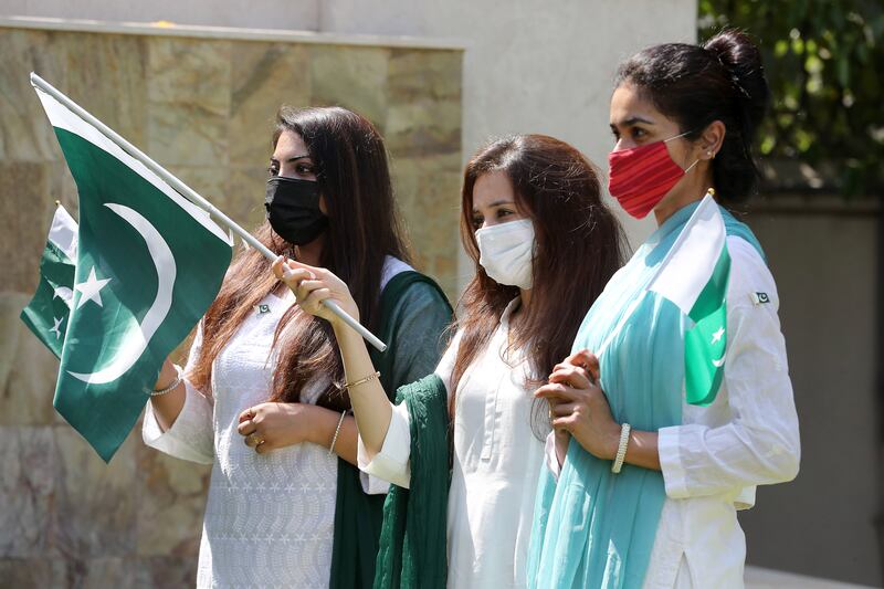 Guests and the Pakistani consulate followed Covid-19 regulations during the ceremony.