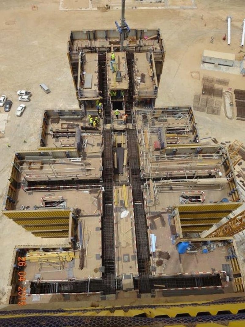 Elevator firm Kone said the tower needs lifts that travel at more than 10 metres per second, reaching the highest liveable floor in 52 seconds. Courtesy Jeddah Economic Company
