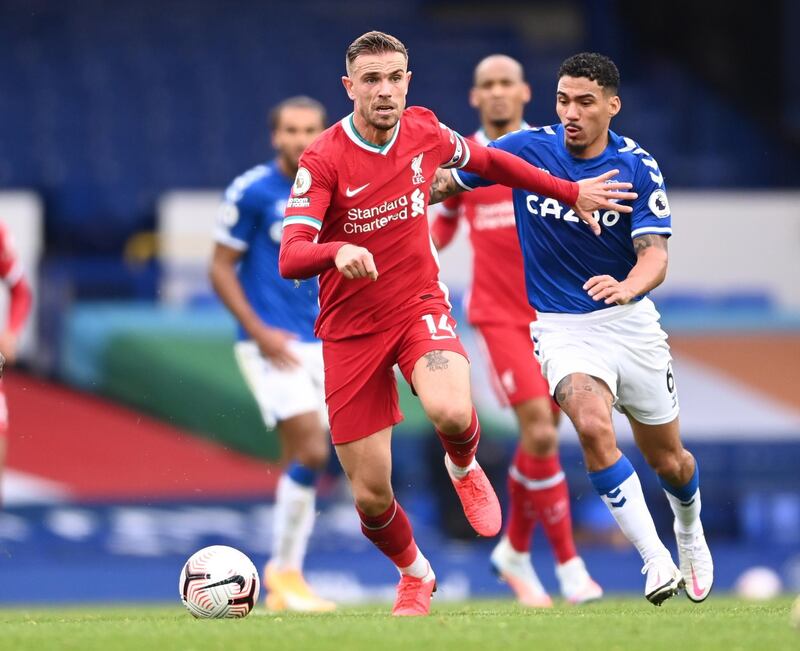 Jordan Henderson - 7: Midfield workhorse whose contribution is essential but often overlooked. Thought he had scored the winner but denied by a strange VAR decision. EPA