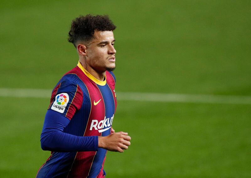 Philippe Coutinho, 6 – Started brightly and was one of his side’s livelier performers, providing plenty of crosses into the box from both flanks, though he fired an early chance over the bar after good work by Sergino Dest. Reuters