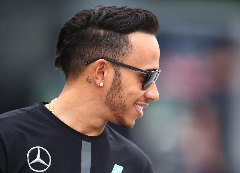 Lewis Hamilton shown in Shanghai on Thursday at the paddocks ahead of the Chinese Grand Prix. Mark Thompson / Getty Image s/ April 9, 2015