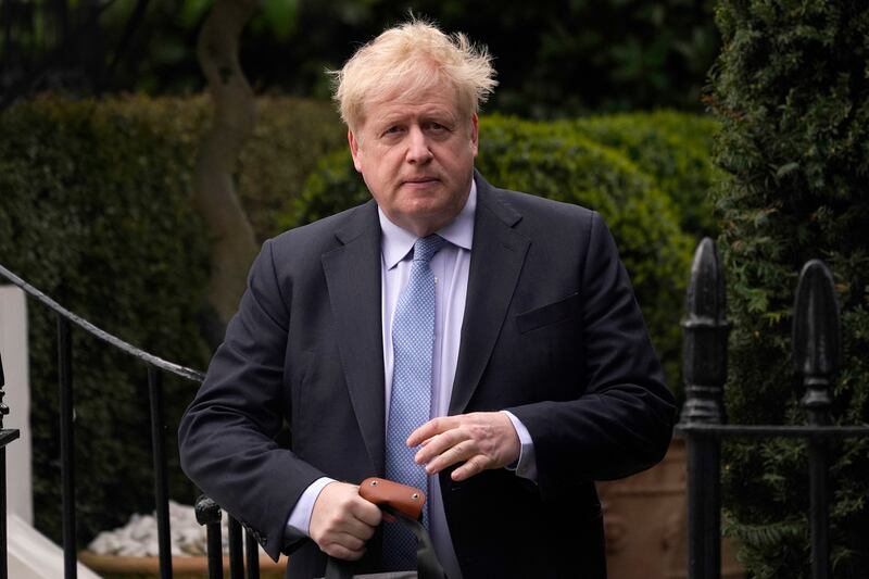Boris Johnson's resignation will trigger a by-election in his west London constituency. AP
