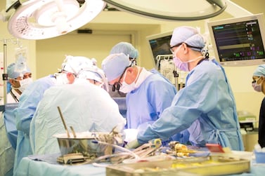Surgeons perform a heart operation at Cleveland Clinic Abu Dhabi. Photo Courtesy: Cleveland Clinic Abu Dhabi