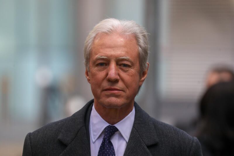 Marcus Agius, former chairman of Barclays Plc, departs after giving evidence in a trial at Southwark Crown Court in London, U.K., on Tuesday, Feb. 19, 2019. The first U.K. jury trial of senior bankers for alleged wrongdoing related to the financial crisis a decade ago is taking place in London, with the prosecution calling its first witness Tuesday. Photographer: Simon Dawson/Bloomberg