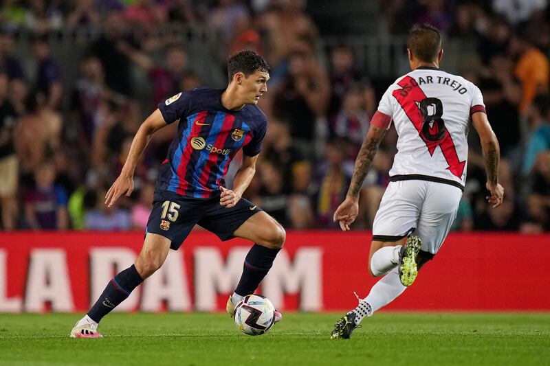 Adreas Christensen - 8. Calm in central defence on his debut for a side with 68 per cent of possession in the first half, though his boss often instructed him from the side. The best of the debutants and his tackle stopped Rayo getting another winner at Camp Nou. Getty