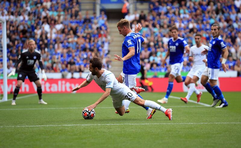 Marc Albrighton 6 - Rarely involved in attacks but worked hard to help out Castagne in defence. AFP