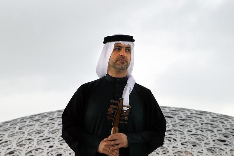 Emirati composer Faisal Al Saari. Courtesy Abu Dhabi Tourism & Culture Authority 