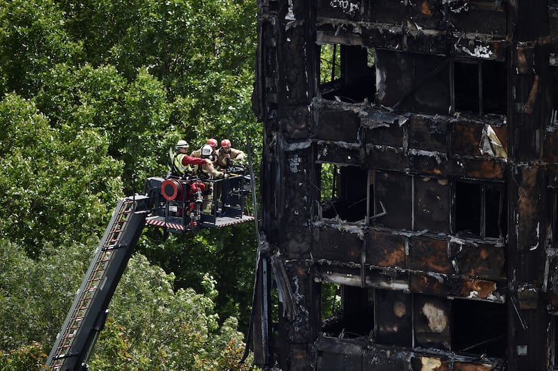The plastic and aluminium cladding installed on the sides of the tower was cited as the main cause of flames rapidly spreading up the building, the first report of the Grenfell inquiry stated.   Reuters