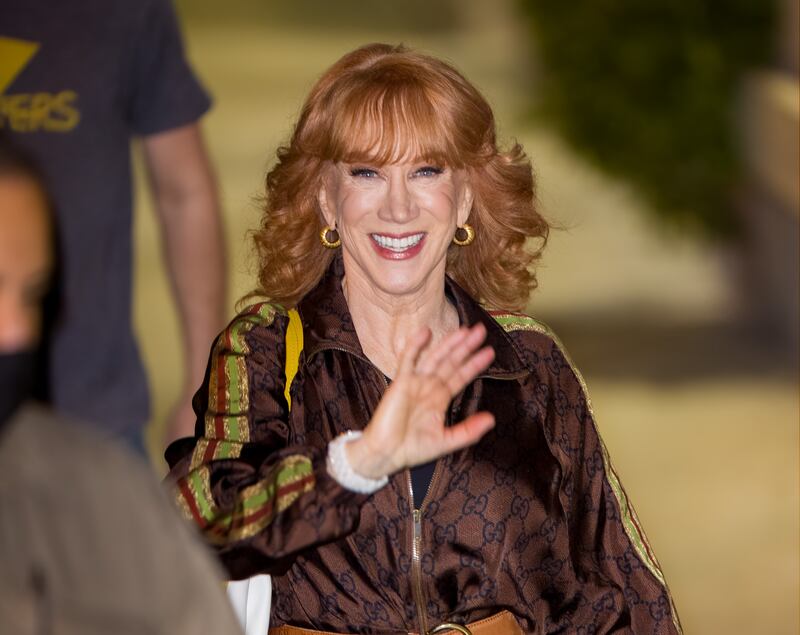 US comedian Kathy Griffin was recently declared cancer free after having half her left lung removed. RB/Bauer-Griffin/GC Images