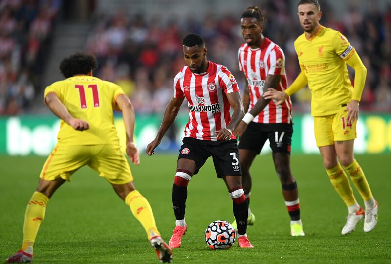 Rico Henry - 6. The 24-year-old had his hands full with Salah but showed pace and intelligence. On one occasion he outran the Egyptian striker. Getty Images