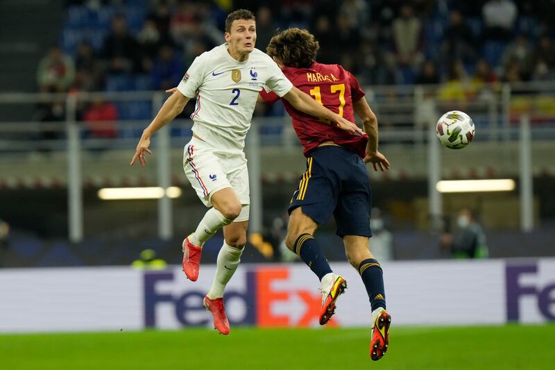 Benjamin Pavard - 6, Committed a silly foul on Sarabia and wasn’t overly effective offensively. Was solid defensively most of the time he was on the pitch. AP Photo