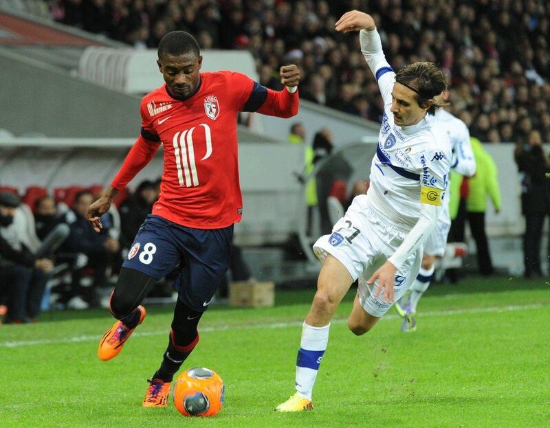 Ivorian striker Salomon Kalou scored twice for Lille on Sunday, his first goals in eight matches. Philippe Huguen / AFP