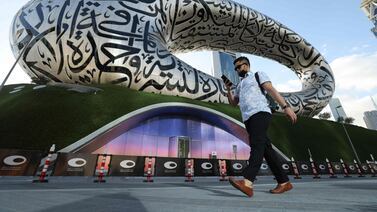 Dubai's Museum of the Future will open to the public on February 22. AFP