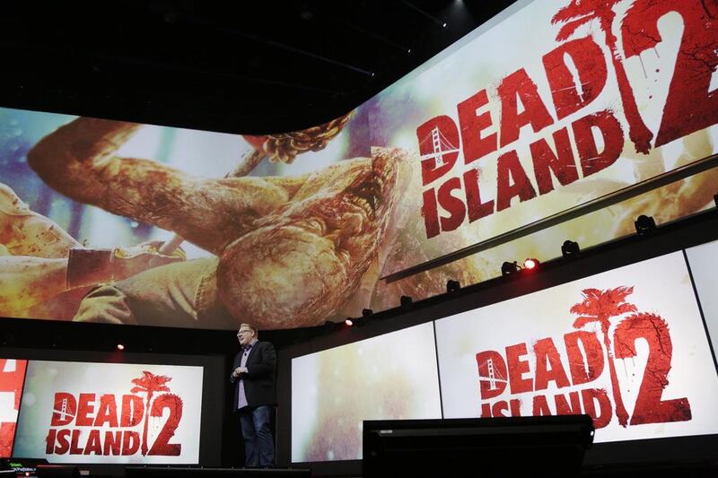 The demo of Dead Island 2 is displayed at Sony’s press conference at E3. Dan Krauss / Getty Images /AFP