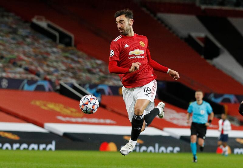 Bruno Fernandes 7. Should’ve shot when put through by Martial. Less effective against world class players than he’s been in most Premier League games, but more key passes than any of his teammates. Reuters