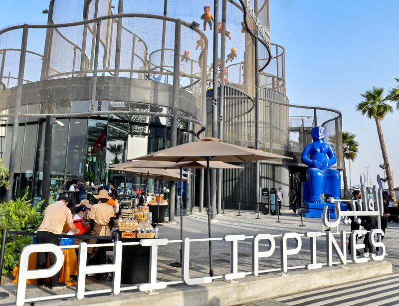 The exterior of the Philippines pavilion at Expo 2020 Dubai.