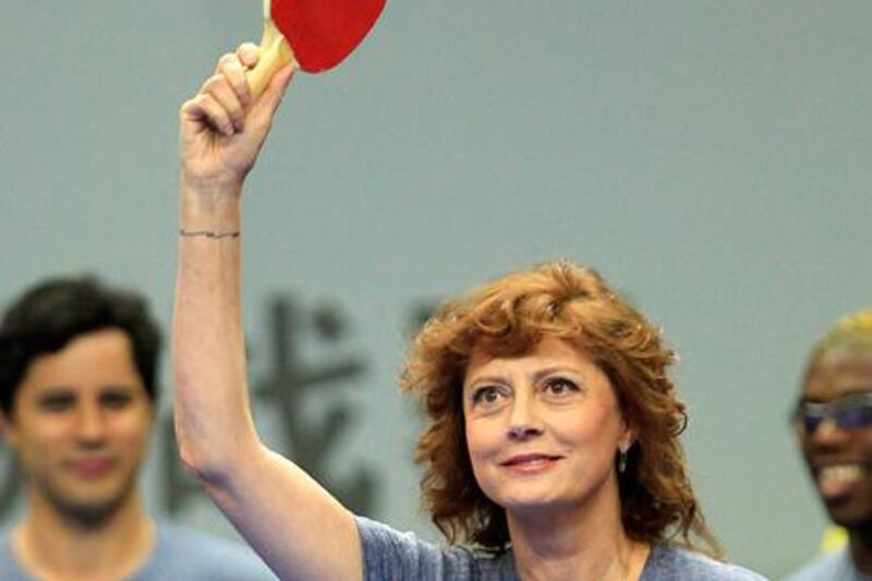 Susan Sarandon returns to the UAE next week to open the fifth branch of the nightclub, SPiN Dubai, in Wafi City. AP