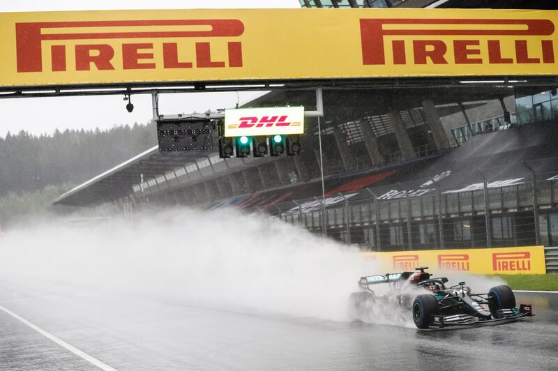 Lewis Hamilton during qualifying for the Styrian Grand Prix in Spielberg, Austria, on Saturday, July 11. EPA