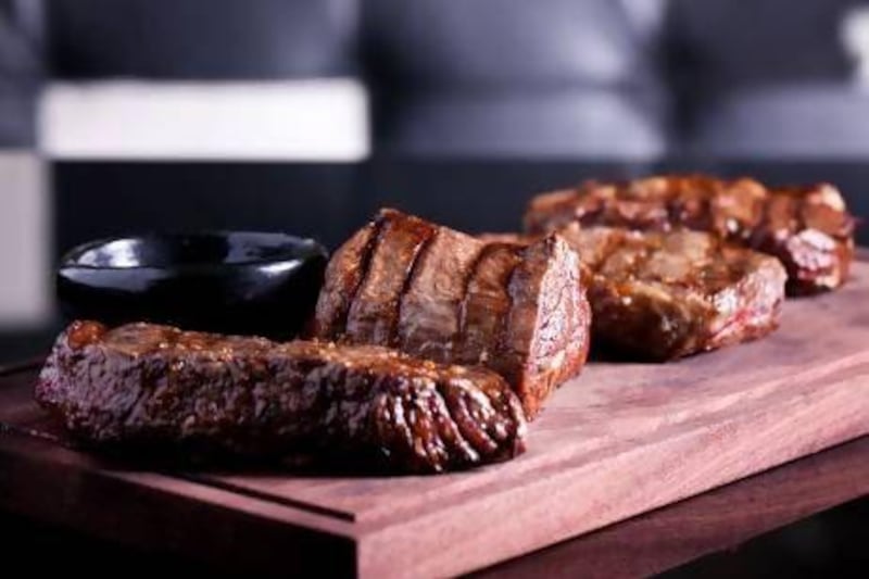Gaucho's famous Argentinian beef. Courtesy Gaucho