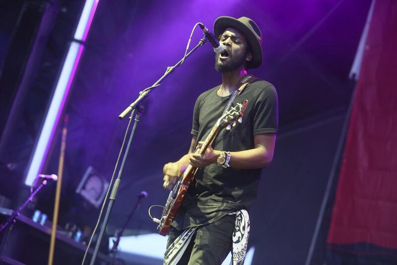 Gary Clark, Jr performs at the Austin City Limits Music Festival in Texas earlier this month. AP photo