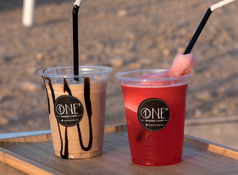 Drinks available at One Degree Cafe's winter pop-up, along with hot dogs, burgers and more. Ruel Pableo for The National