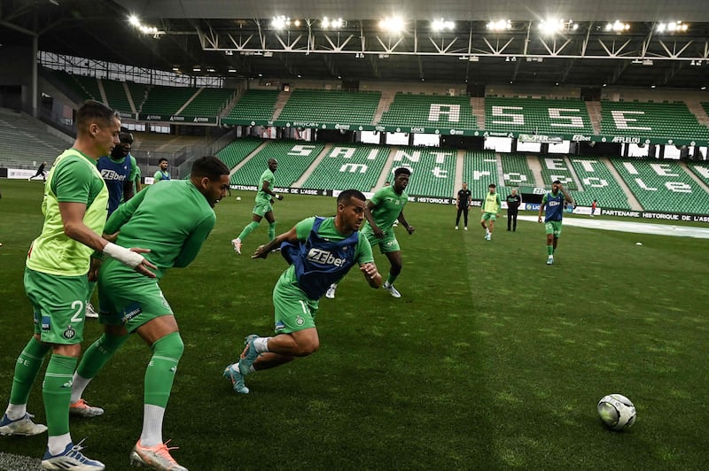 The Geoffroy Guichard Stadium in Saint-Etienne will host some football games. AFP