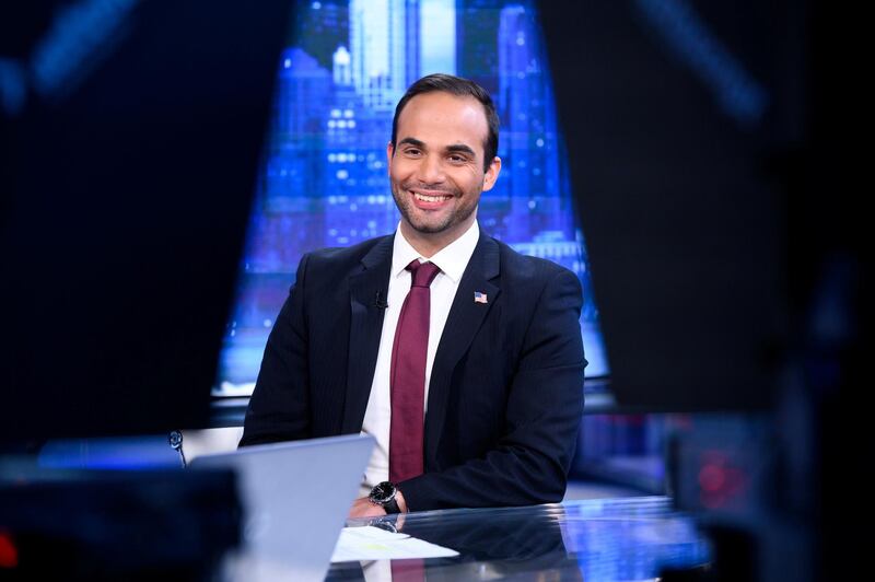 NEW YORK, NEW YORK - MARCH 26: George Papadopoulos visits "The Story With Martha MacCallum" at Fox News Studios on March 26, 2019 in New York City.   Noam Galai/Getty Images/AFP