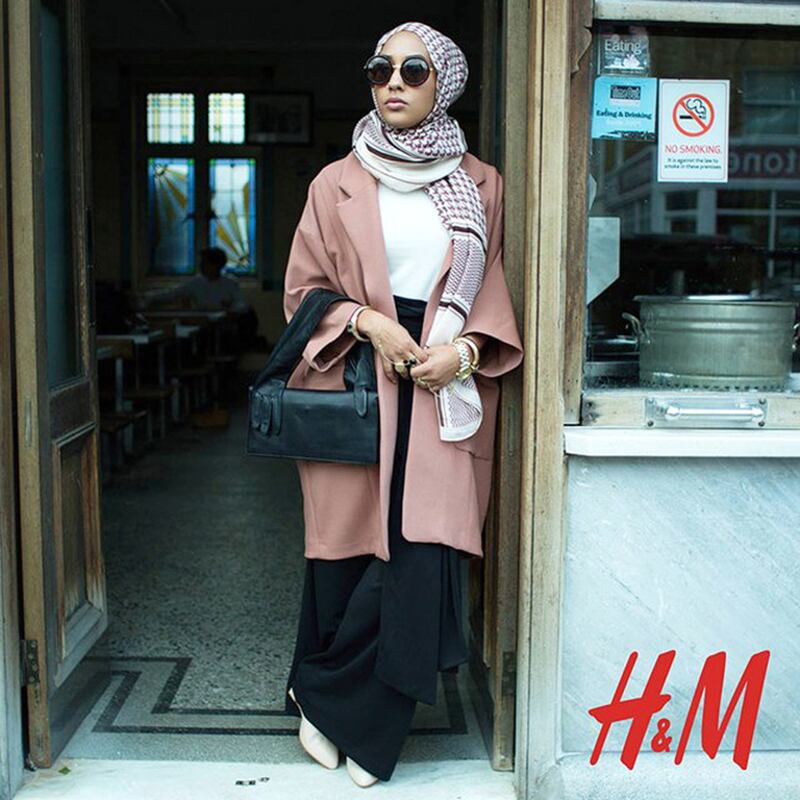 Mariah Idrissi for H&M. Her photo has gone viral on Facebook and Instagram. Courtesy H&M