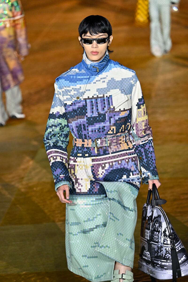 A coat featuring an image of Paris. All Photos: Getty Images