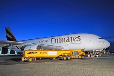 Emirates welcomes its first of three A380s to be delivered in December. Courtesy: Emirates