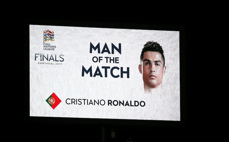 There was no surprise on who the man of the match was. Getty