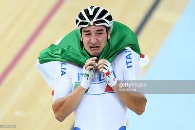 Elia Viviani won the gold medal in the men's omnium event at the Rio Games in 2016. Getty Images