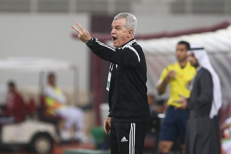 Al Wahda manager Javier Aguirre. Mona Al Marzooqi / The National