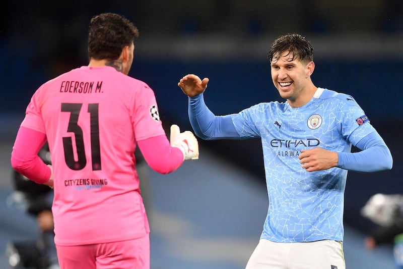 John Stones – 7. A stoic presence at the centre of City’s defence, even if it was his centre-back partner Dias who was making more of the most eye-catching blocks. AFP