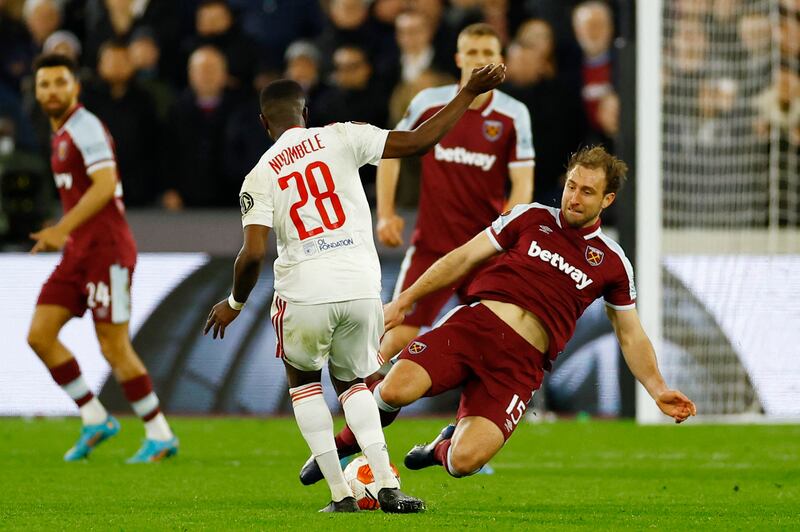 Craig Dawson - 8. At the heart of West Ham’s defence. On a mission and ended up bloodied and banged up as he cleared his lines or made crucial headers in his own box - including denying Dembele, among others. Reuters