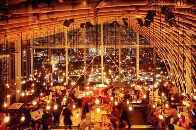 Inside SushiSamba's London outlet, which Omar Gutierrez says will be most like the UAE outlet. Courtesy SushiSamba