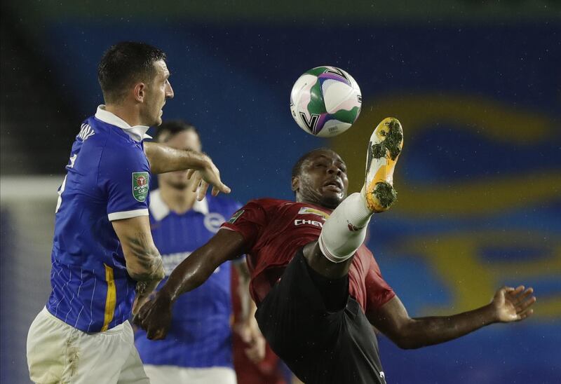 Odion Ighalo - 4: Excellent chance in first half, then the first United substitute. He’s different from United’s other strikers, but it’s a struggle for the Nigerian when he gets rare minutes and it’s hard to see where he’ll get more before his loan ends in January.  EPA