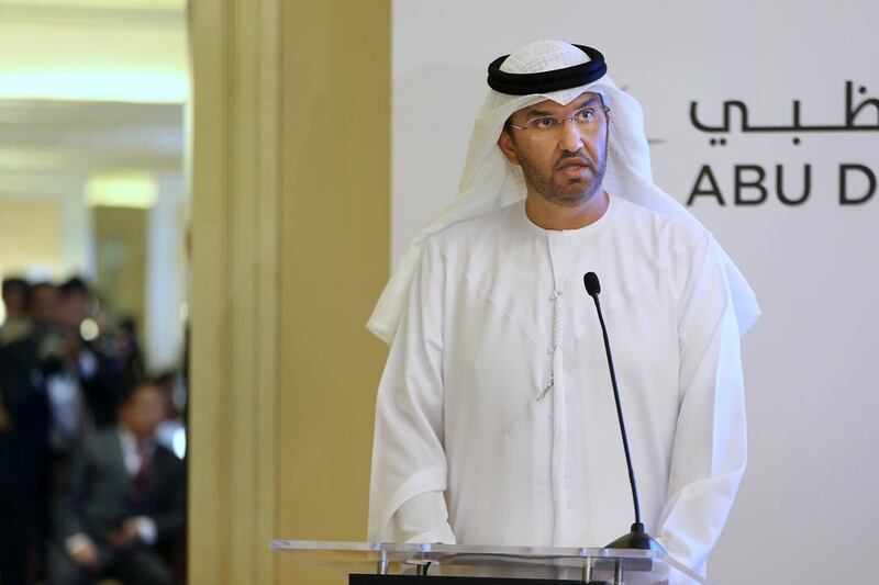 Abu Dhabi National Oil Company undertook a reorganisation and consolidation under Sultan Al Jaber, who took over as chief executive earlier this year. Delores Johnson / The National