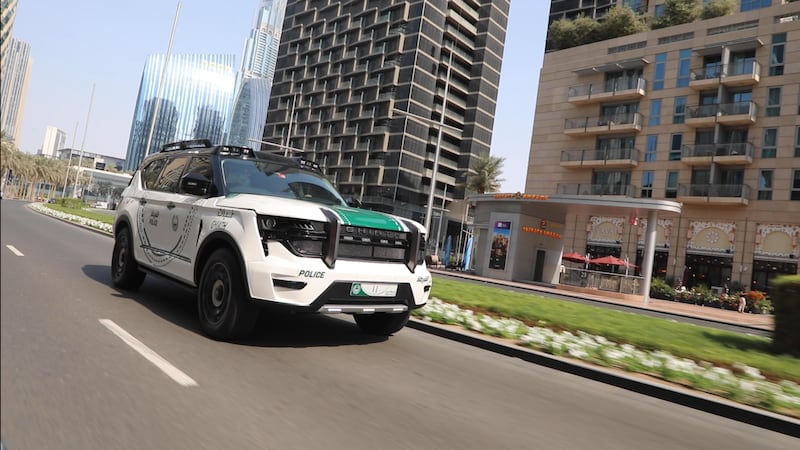 On the road with Dubai Police inside UAE-built Ghiath patrol cars