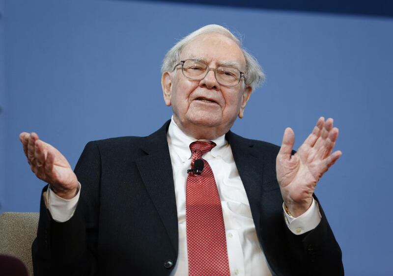 Warren Buffett, the chief executive of Berkshire Hathaway. Jeff Kowalsky / Bloomberg