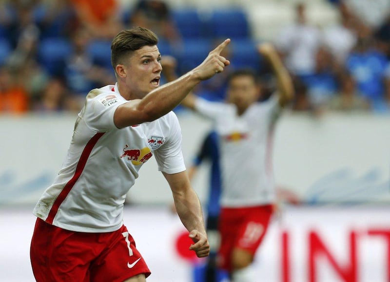 Marcel Sabitzer, of Leipzig (eight goals). Reuters