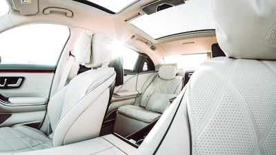 Comfort is what the Maybach is all about, with full leather trim coming as standard.