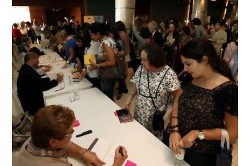 Authors including Jane Bristol Rhys, Abraham Verghese, Marina Lewycka, Leila Aboulela and Lionel Shriver were busy signing autographs at the Festival of Literature, which ended yesterday.